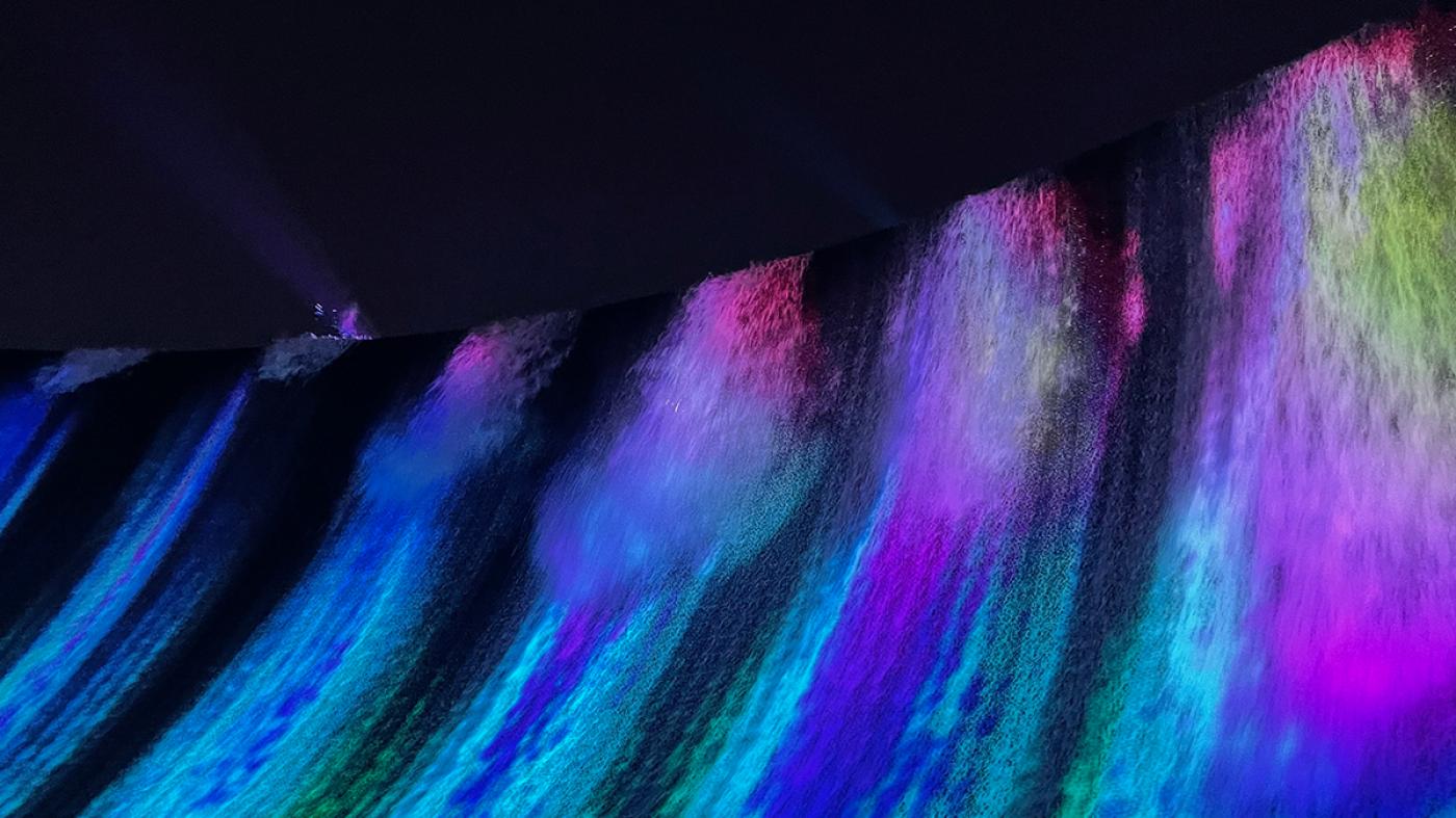 Expo Dubai Wasserfall